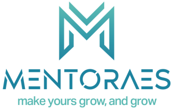Logo MENTORAES, empresa de coaching ejecutivo empresarial y mentoring de crecimiento en Barcelona.